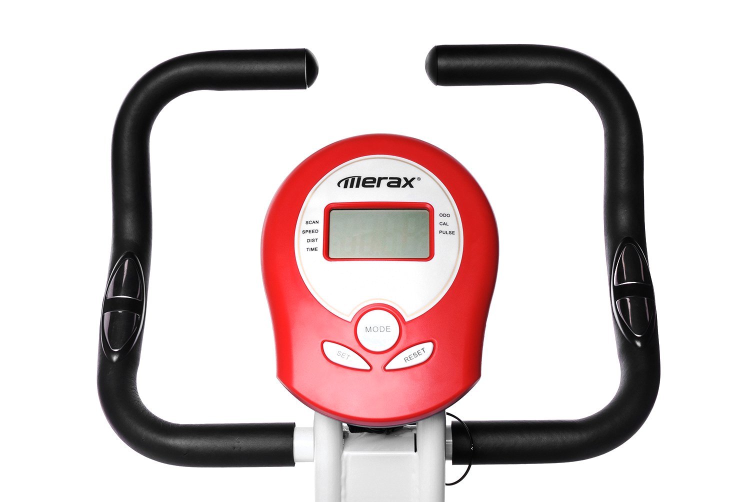 Merax Folding Adjustable Magnetic Upright Exercise Bike Fitness Machine ...