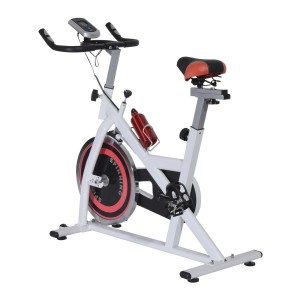 Soozier Pro Upright Indoor Cardio Bike with LCD Monitor