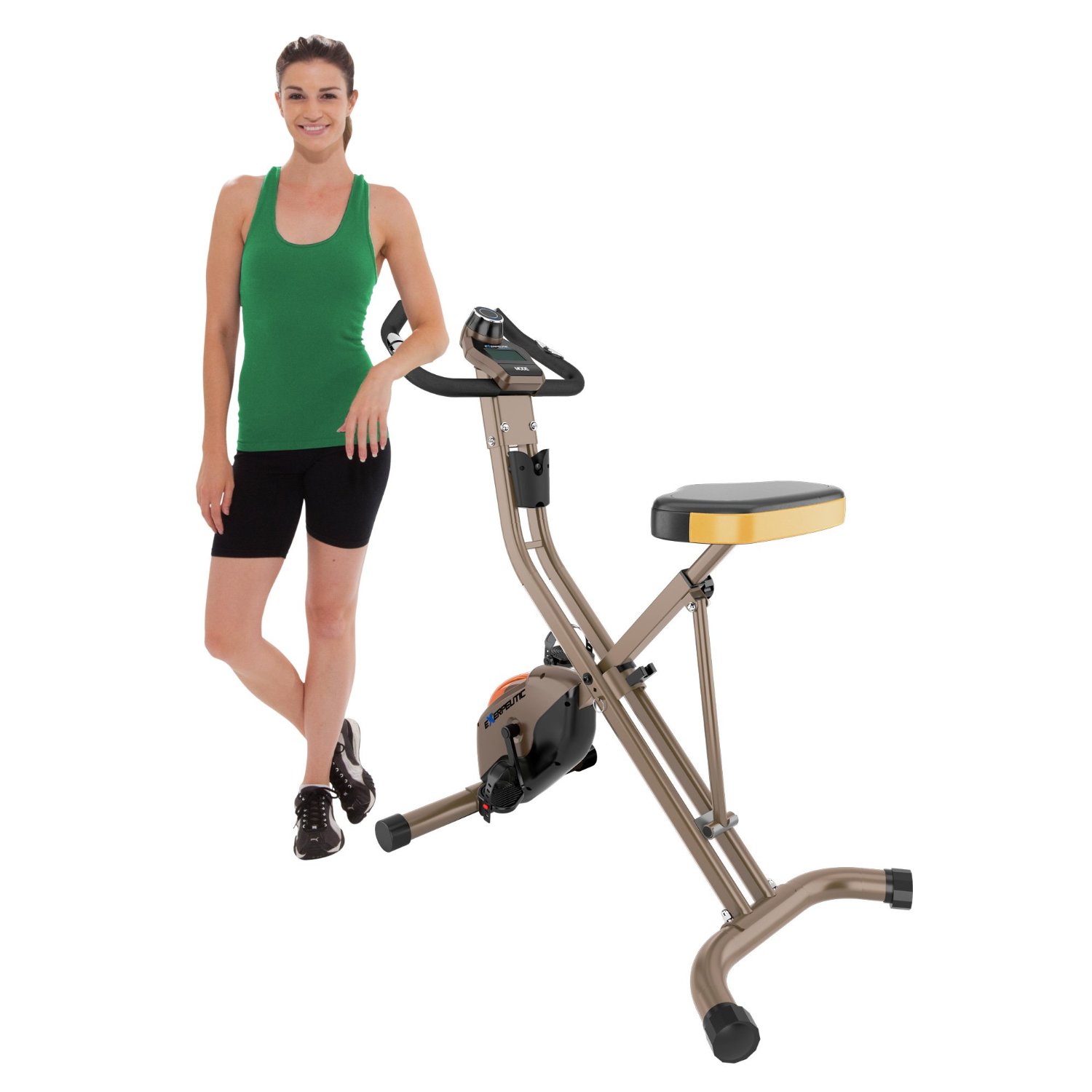 Exerpeutic 500 XLS Foldable Magnetic Upright Bike