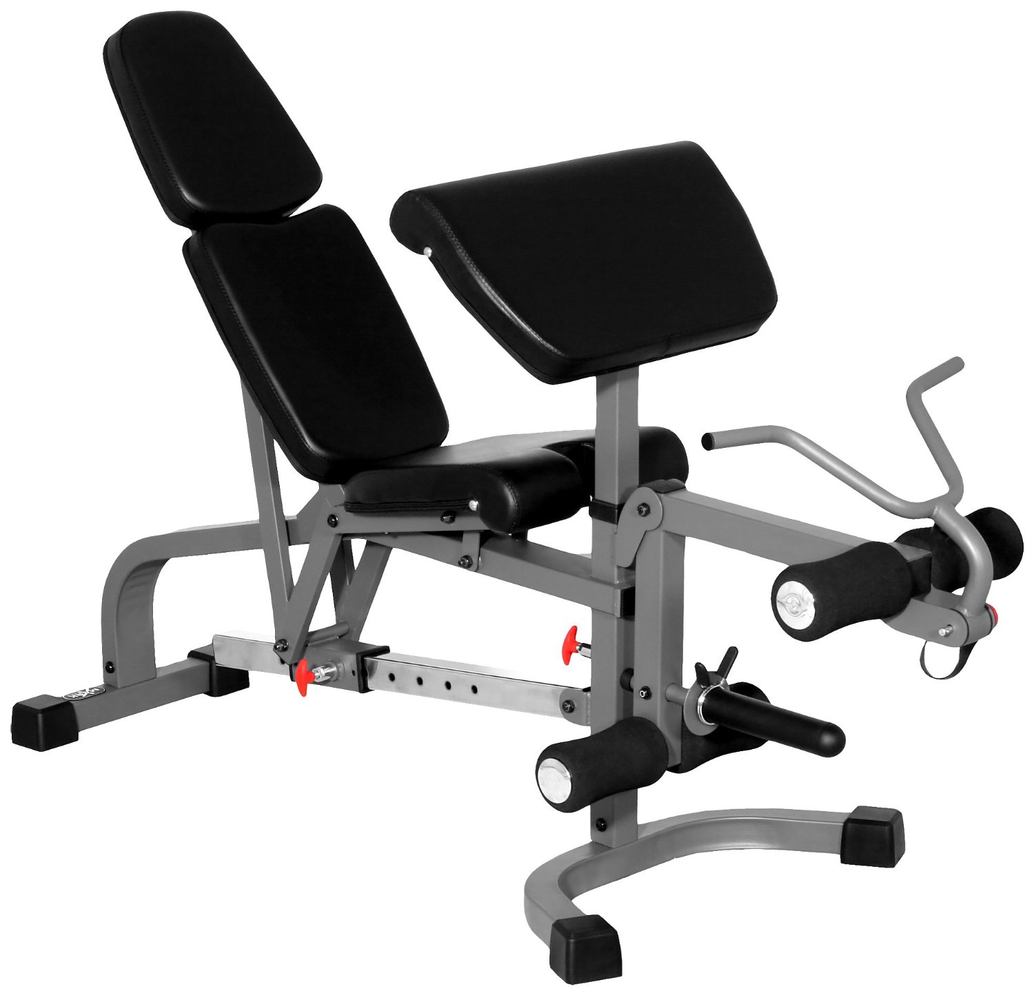 XMark FID Flat Incline Decline Weight Bench with Leg Extension and Preacher Curl XM-4419