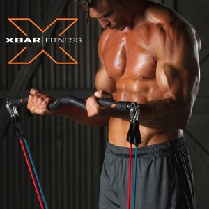 Xbar Resistance Band & EZ Bar Workout System