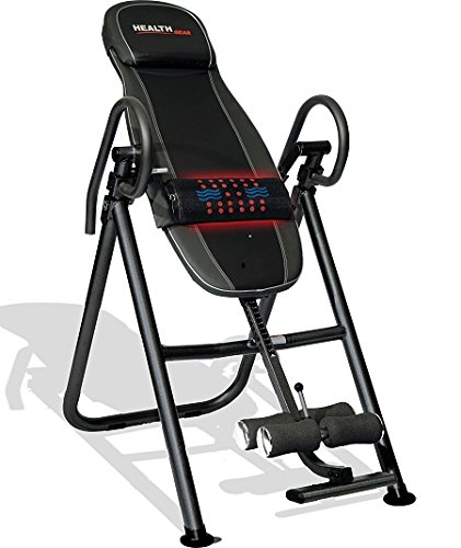 Health Gear Adjustable Heat And Massage Inversion Table - 300 lb.