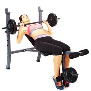 sunny-health-and-fitness-sf-bh6510-100lb-weight-and-bench-set