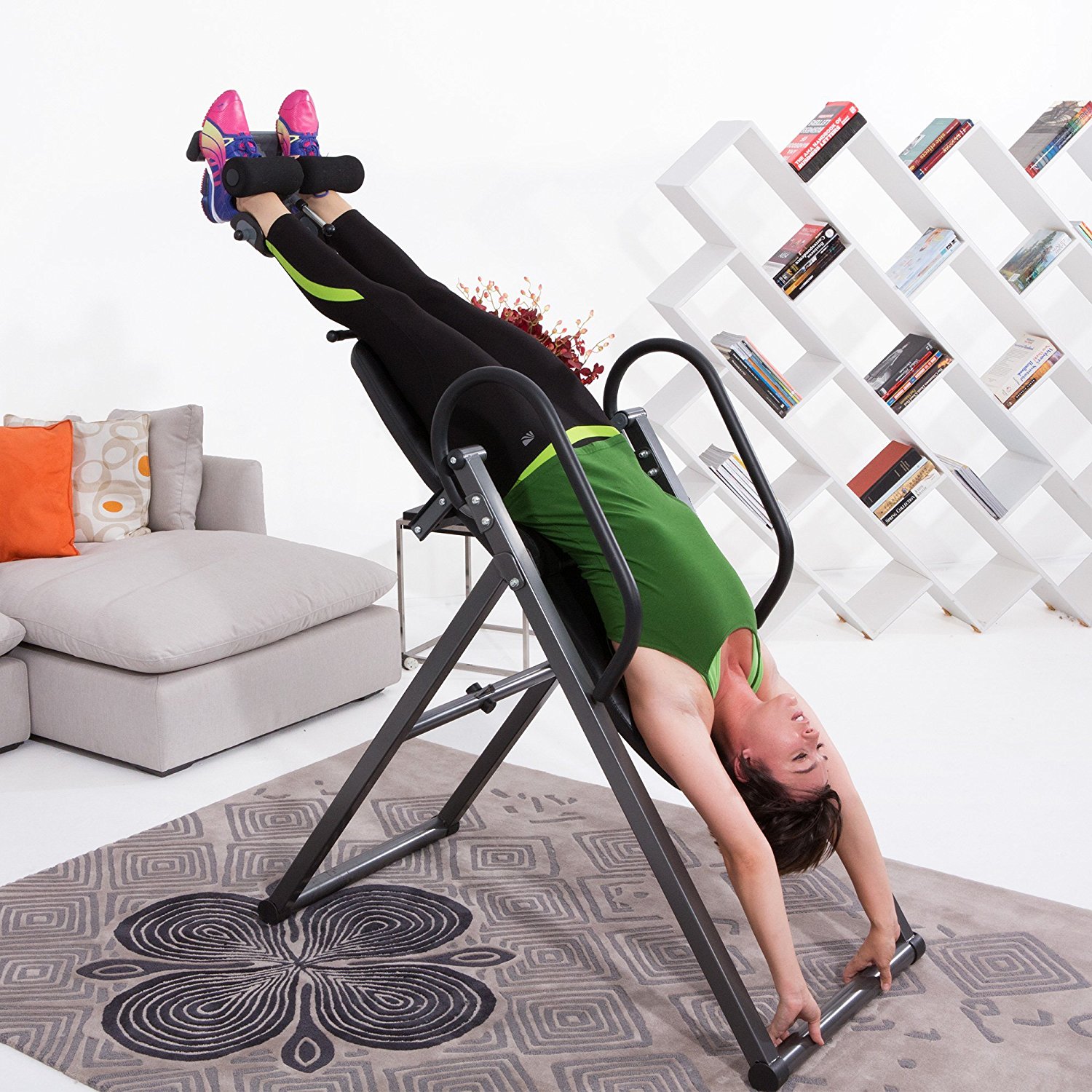 Fitness Reality 690XL Inversion Table with Lumbar Pillow
