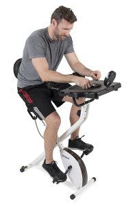 FitDesk 3.0 Desk Exercise Bike with Massage Bar