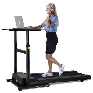Goplus Electric Treadmill Desk Standing and Walking