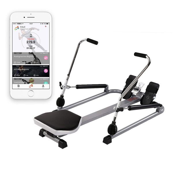 Fitbill f.row Smart Rowing Machine with Bluetooth Sensor