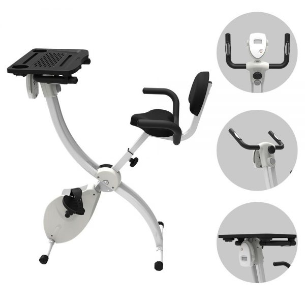 Gymmaster Home Adjustable Folding Magnetic Exercise Bike