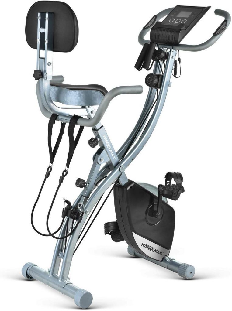 Wonder Maxi Folding Upright Recumbent Magnetic Exercise Bike