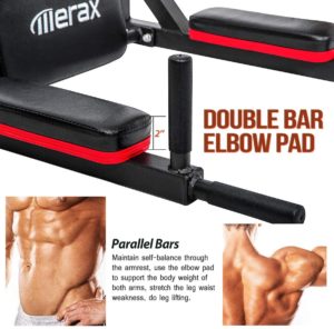 Merax Wall Mounted Pull-Up Bar Yoga Ring