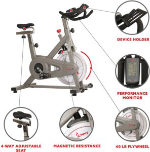 Sunny Health & Fitness Synergy Pro Magnetic Bike