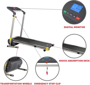 Sunny Health & Fitness SF-T7632 Folding Treadmill