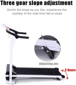 HUZONG Electric Folding Treadmill three gear