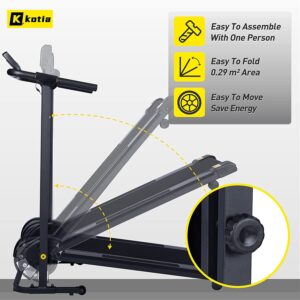 kotia Non Electric Manual Treadmill with 10-degree Incline