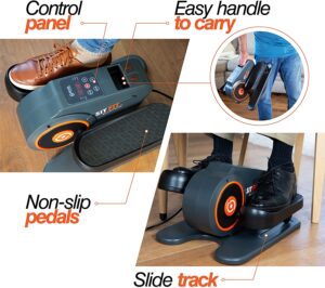 SITFIT, Sit Down and Cycle! Powered Foot Pedal Exerciser for Seniors