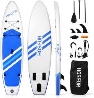 HOSFUR Inflatable Stand Up Paddle Board