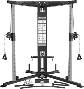 DONOW Cable Crossover Machine, Cable Fly Machine Home Gym System